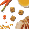 Chicken Bone Broth Bites with Carrots