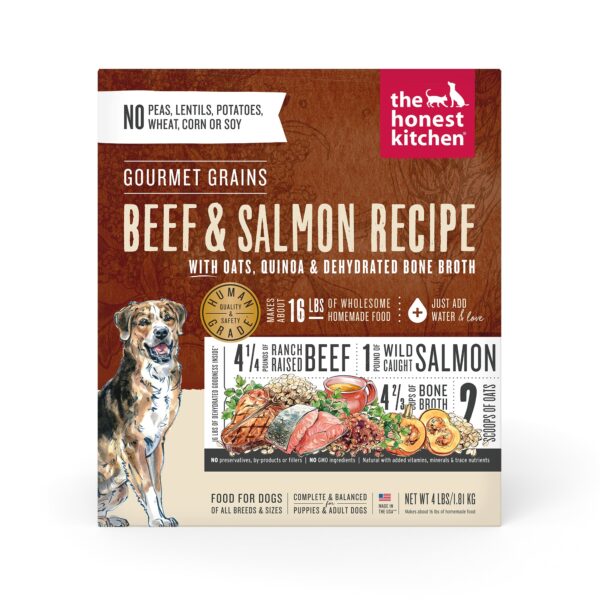 Dehydrated Gourmet Grain Beef & Salmon