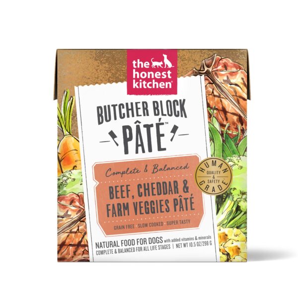 Beef. Cheddar & Farm Veggies Butcher Block Pâté