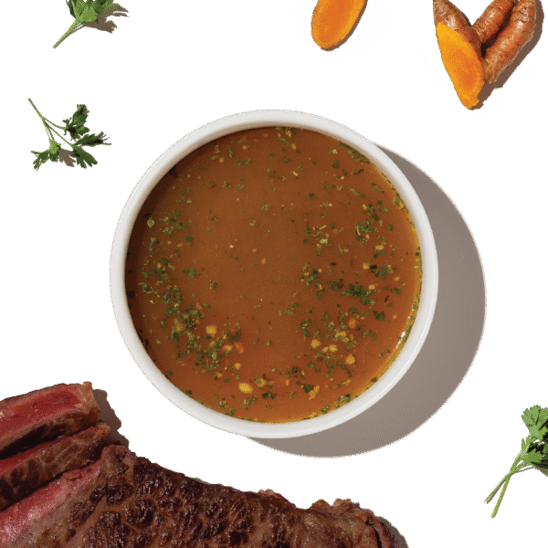 Instant Beef Bone Broth with Turmeric