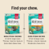 Ocean Chews Crispy Cod Fish Skins Beams